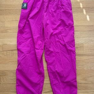 Vintage 1980s Rizzi Magenta Ski / Jogging Pants — Like New